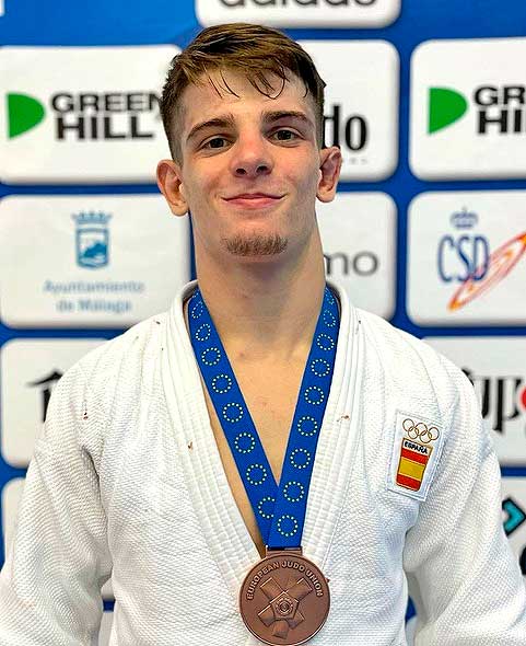 Jaume Bernabéu, podio en el Judo European Open de Málaga  