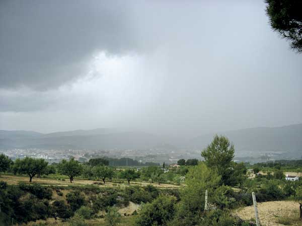 El año hidrológico concluye con un superávit pluviómetro en el 75% del terriorio de la Comunidad Valenciana 