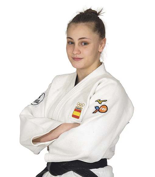 La judoca castallense Marina Castelló, lanzada tras conseguir dos bronces en un mes