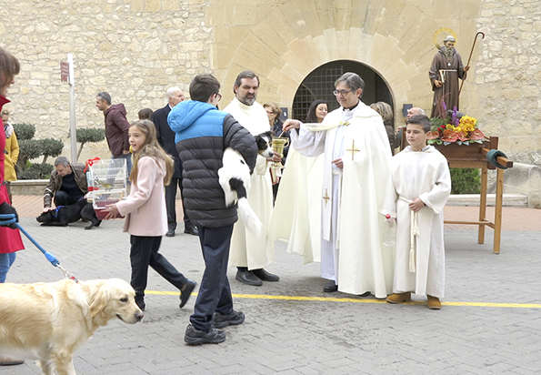Onil celebra Sant Antoni, patrón de los animales