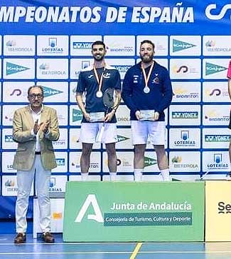 Fran Olivares, subcampeón de España de bádminton en categoría absoluta 