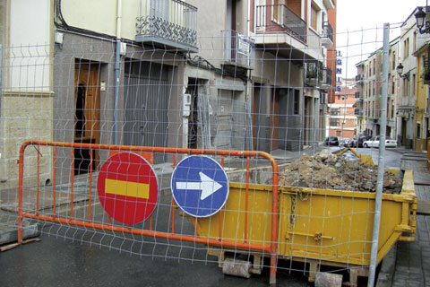 La reurbanización del casco antiguo de Ibi comienza por la calle San Roque